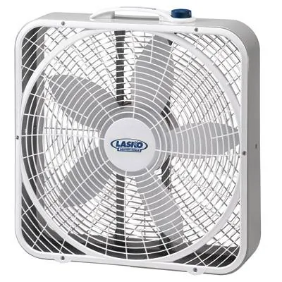 Lasko 3720 — 20-Inch Weather-Shield High-Velocity Box Fan