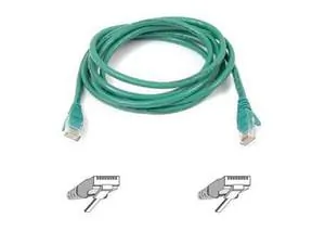 Belkin A3L791-15-GRN-S — BELKIN A3L791-15-GRN-S 15FEET PATCH CABLE - UNSHIELDED TWISTED PAIR (UTP) - MALE