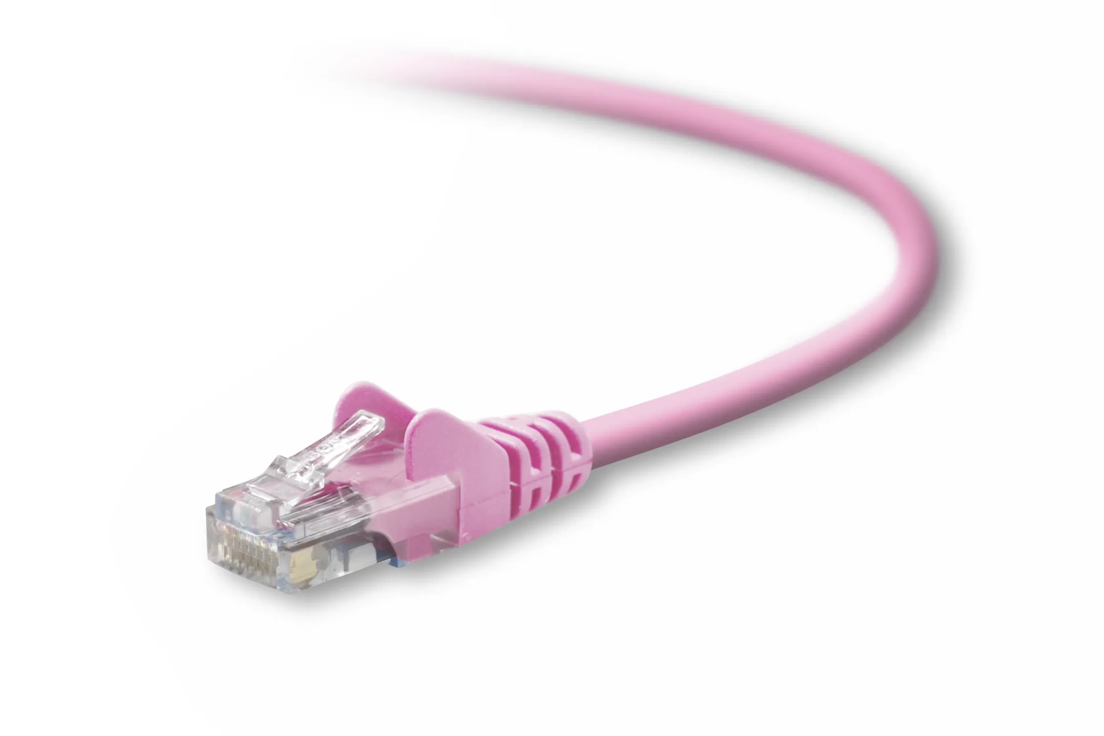 Belkin A3L980-10-PNK-S — PATCH CABLE - UNSHIELDED TWISTED PAIR (UTP) - MALE LEFT GENDER - MALE RIGHT GEND
