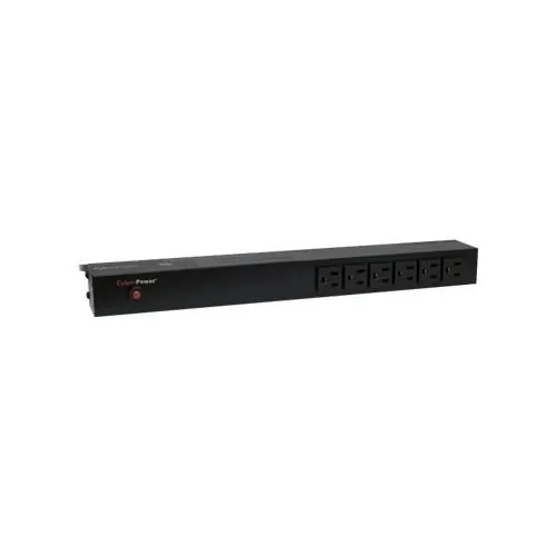 CyberPower PDU15B6F12R — 15A BASIC PDU 1U 18 OUT 5-15R