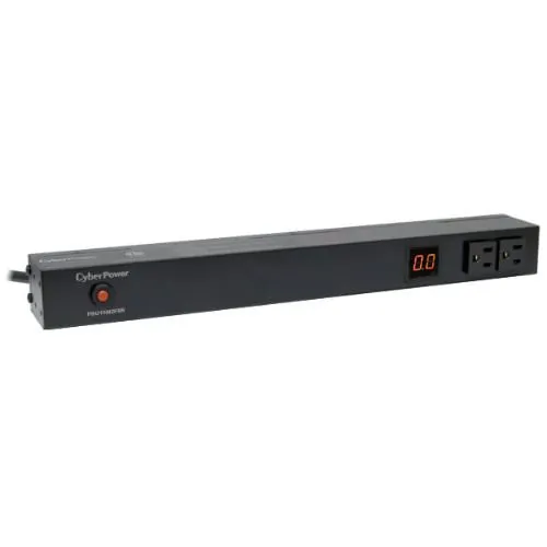 CyberPower PDU15M2F10R — 15A METERED PDU 1U 12 OUT 5-15R