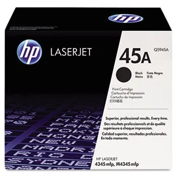 HP Q5945AG — HP 45A Black Toner Cartridge for LaserJet 4250/4350 Series