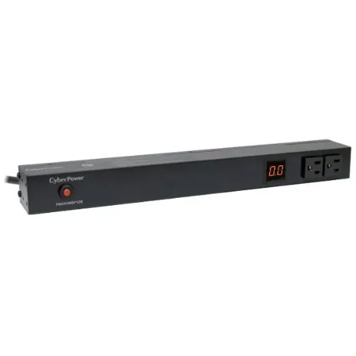 CyberPower PDU15M2F12R — 15A METERED PDU 1U 14 OUT 5-15R