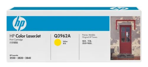 HP Q3962A — HP Q3962A Toner Orignal Cartridge for LaserJet 2550 Series Printers - 4000 Pages - Yellow