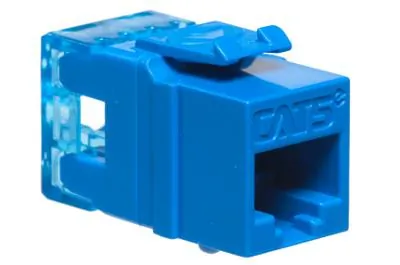 Cablesys ICC-IC1078F5BL — ICC ICC-IC1078F5BL Module, Cat 5e, Hd, Blue