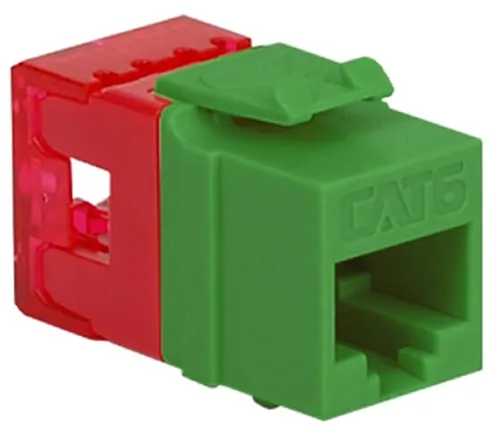 Cablesys ICC-IC1078F6GN — ICC ICC-IC1078F6GN Module, Cat 6, Hd, Green
