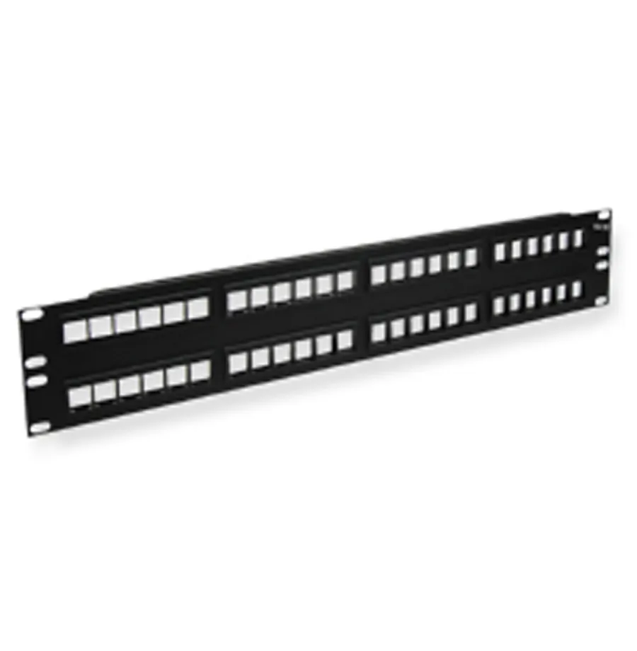 Cablesys ICC-IC107BP482 — ICC ICC-IC107BP482 Patch Panel, Blank, Hd, 48-port, 2 Rms