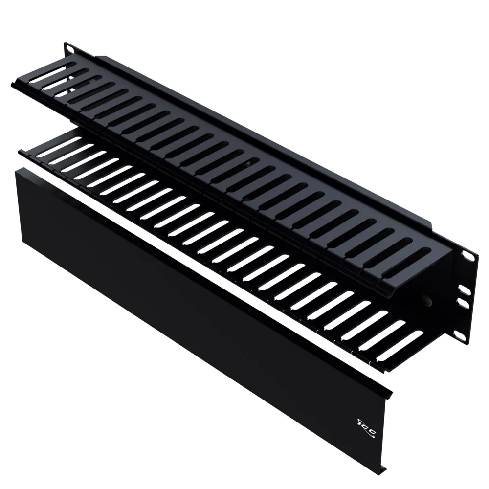 Cablesys ICC-ICCMSCMA42 — ICC ICC-ICCMSCMA42 Panel, Front Finger Duct, 24-slot, 2rms