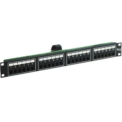 Cablesys ICC-ICMPP024T2 — ICC ICC-ICMPP024T2 Patchpanel 24pt Telco 6p2c 1rms H