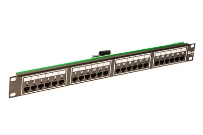 Cablesys ICC-ICMPP24T2C — ICC ICC-ICMPP24T2C Patch Panel, Telco, 8p2c, 24-port, 1 Rm