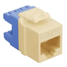 Cablesys ICC-IC1078F5IV — ICC ICC-IC1078F5IV Module, Cat 5e, Hd, Ivory