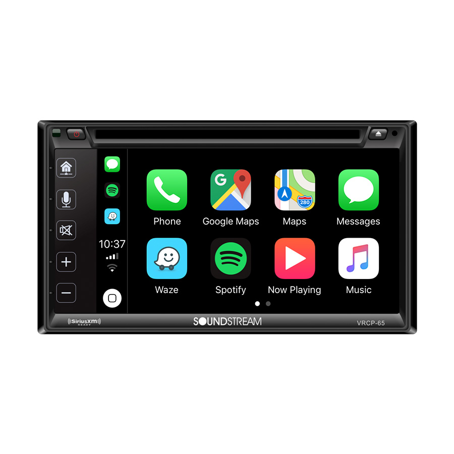 SOUNDSTREAM VRCP65 - SoundStream 2-DIN 6.2 LCD Source Unit w Apple CarPlay Androi