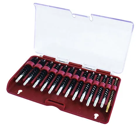 BATTERY TECHNOLOGY 615333 — Tipton 13-Piece Nylon Bristle Rifle Bore Brush Set for Cleaning