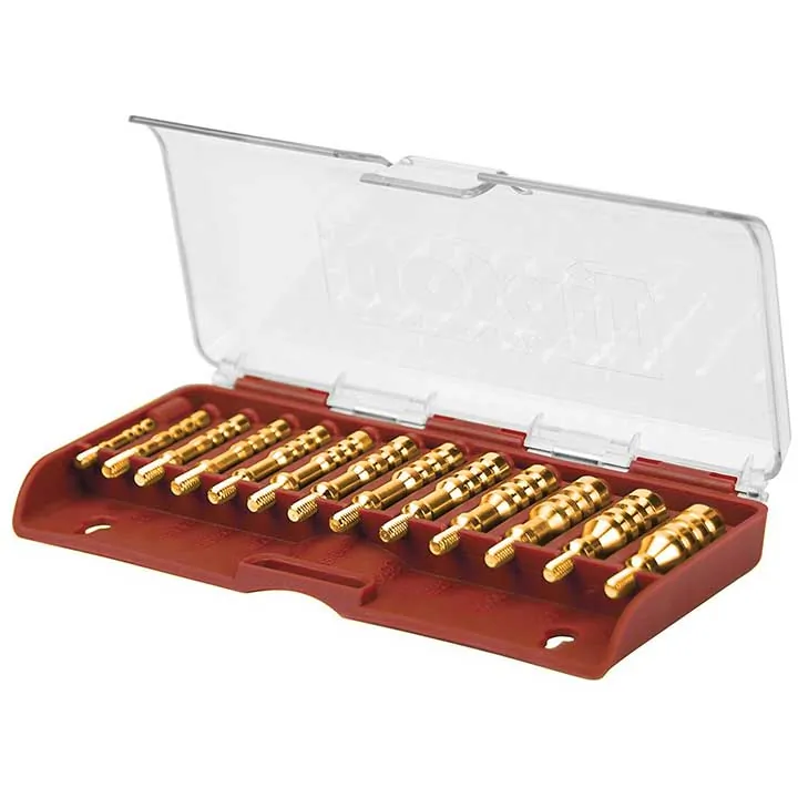 BATTERY TECHNOLOGY 749245 — Tipton Solid Brass Jag Set - 13 Piece Cleaning Kit