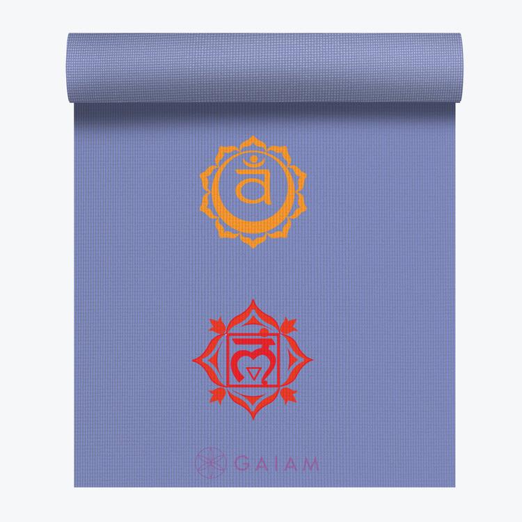 GAIAM 555321 - Gaiam Chakra Print Yoga Mat 3mm