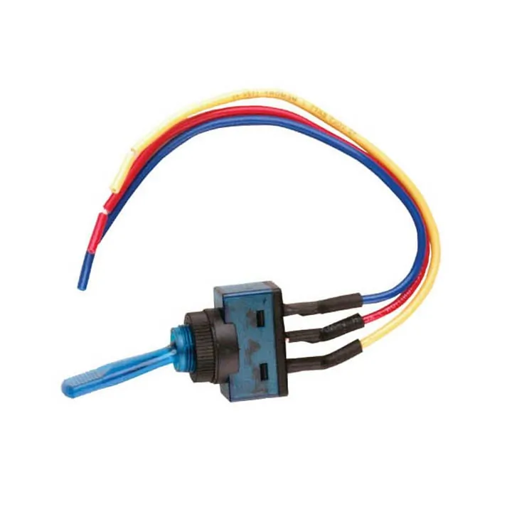 Nippon Labs ISECIT1220BLU — Nippon 6-Lead Illuminated Toggle Switch - Blue LED