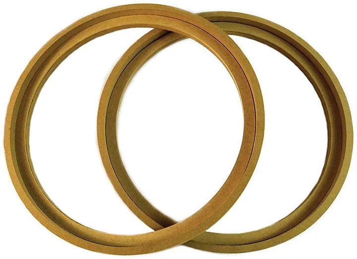 Nippon Labs RING12BZ — Nippon 12" MDF Wood Woofer Rings with Bezel - Sold in Pairs