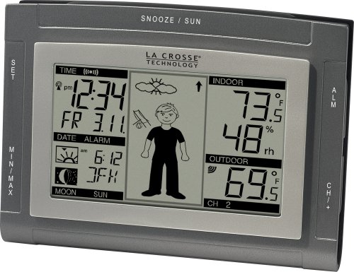 LACROSSE TECHNOLOGY RA27044 - La Crosse Technology Wireless Weather Station With Sun And M