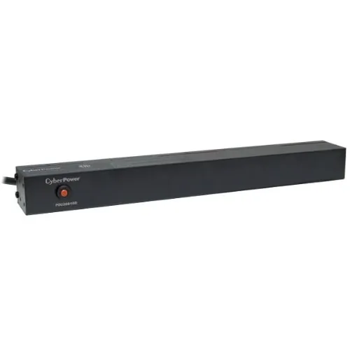 CyberPower PDU20B10R - 20A Basic 1U PDU with 10 Outlets and 15FT Cord