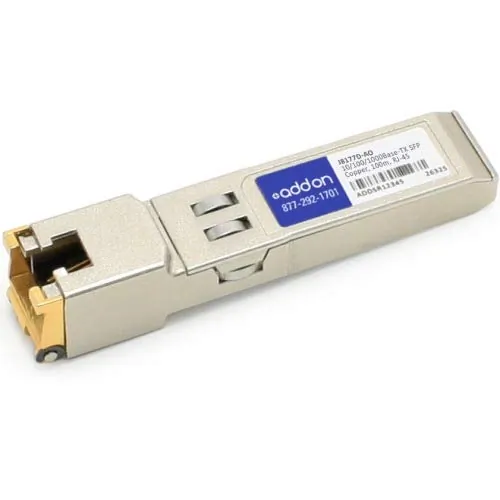 ADDON J8177D-AO — ADDON HP J8177D COMPATIBLE TAA COMPLIANT 10/100/1000BASE-TX SFP TRANSCEIVER (COP