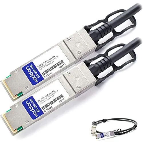 ADDON DAC-SFP-25G-3M-AO — ADDON DELL DAC-SFP-25G-3M COMPATIBLE TAA COMPLIANT 25GBASE-CU SFP28 DIRECT ATTAC
