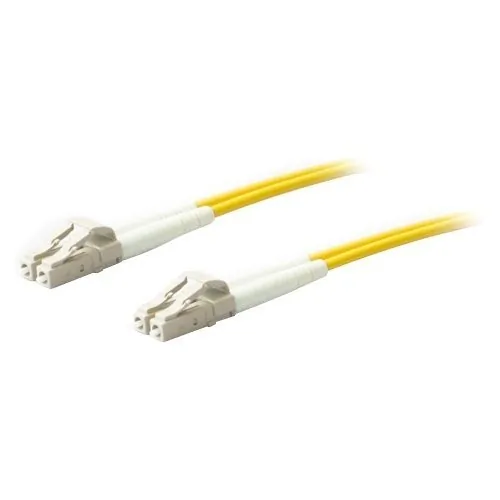 ADDON ADD-LC-LC-4M9SMF — ADDON 4M LC TO LC YELLOW OS2 DUPLEX OFNR (RISER-RATED) SMF FIBER PATCH CABLE