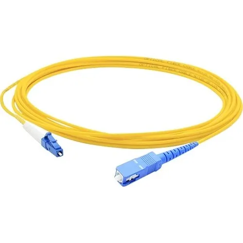 ADDON ADD-SC-LC-3MS9SMF — ADDON 3M SC TO LC YELLOW OS2 SIMPLEX OFNR (RISER-RATED) SMF FIBER PATCH CABLE