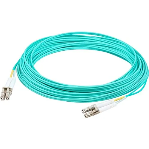 ADDON ADD-LC-LC-100M5OM4 — ADDON 100M LC TO LC AQUA OM4 DUPLEX OFNR (RISER-RATED) FIBER PATCH CABLE