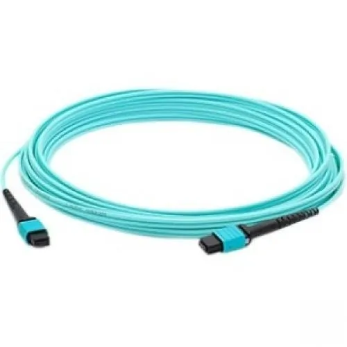 ADDON ADD-MPOMPO-5M5OM4 — ADDON 5M MPO/UPC TO MPO/UPC AQUA OM4 OFNR (RISER-RATED) 12-STRAND FIBER PATCH CA