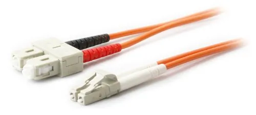 ADDON ADD-SC-LC-3M6MMF — ADDON 3M SC TO LC ORANGE OM1 DUPLEX OFNR (RISER-RATED) MMF FIBER PATCH CABLE