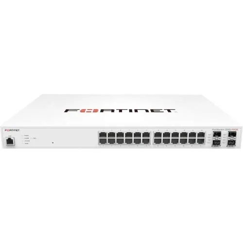 Fortinet FS-224D-FPOE — SWITCH - FS-224D-FPOE - 1U - WIRED - NETWORKING / PORTS QTY: 30 - GIGABIT ETHERN