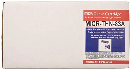 MICRO MICR MICRTHN83A — MICROMICR MICR CF283A HIGH QUALITY NEW BUILD TONER CARTRIDGE THAT WORKS WITH HP
