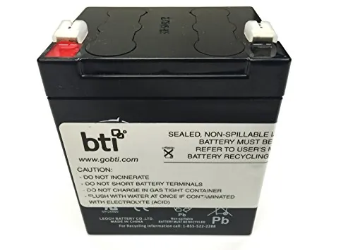 BATTERY TECHNOLOGY RBC45-SLA45-BTI — REPLACEMENT MAINTENANCE-FREE, SEALED LEAD ACID UPS BATTERY KIT FOR APC BE350; RE