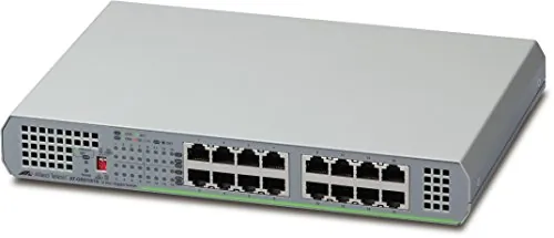 ALLIED TELESYN AT-GS910/16-10 — 16-PORT 10/100/1000T UNMANAGED SWITCH WITH INTERNAL PSU