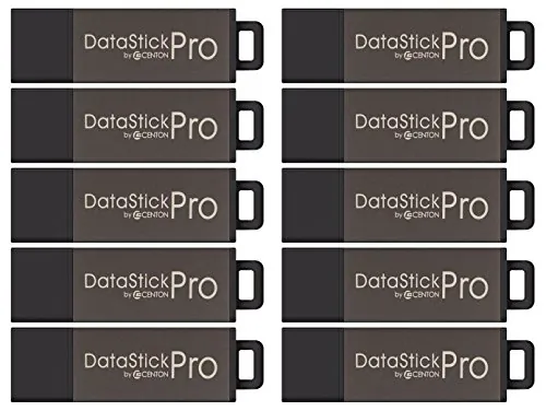CENTON S1-U2P1-4G100PK — CENTON MP VALUEPACK USB 2.0 DATASTICK PRO GREY, 4GB 100PACK