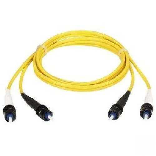 BLACK BOX CORPORATION EFN310-001M-LCLC — OS2 9/125 SINGLEMODE FIBER OPTIC PATCH CABLE - OFNR PVC, LC TO LC, YELLOW, 1-M (