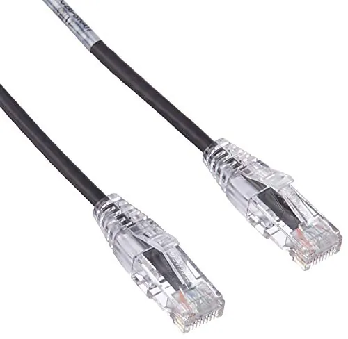 BLACK BOX CORPORATION C6APC28-BK-07 — BLACK BOX SLIM-NET CAT6A PATCH CABLES FEATURE A LOW-PROFILE DESIGN THAT SAVES SP