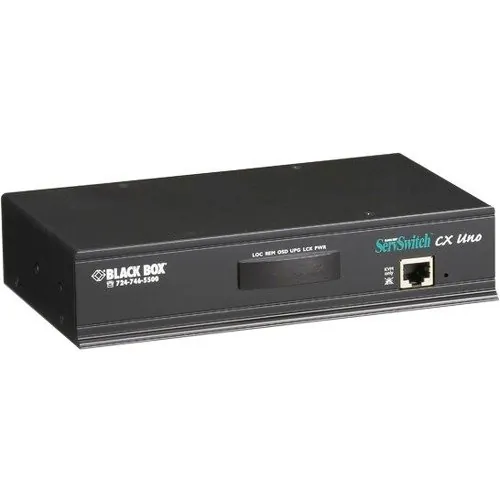BLACK BOX CORPORATION KV0081A — BLACK BOX KV0081A CX SERIES KVM SWITCH - 8-PORT, CATX - HIGH-END, MULTIPLATFORM