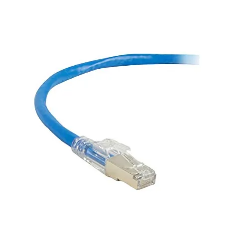 BLACK BOX CORPORATION C6PC70S-BL-10 — CAT6 250-MHZ LOCKING SNAGLESS STRANDED ETHERNET PATCH CABLE - SHIELDED (S/FTP),