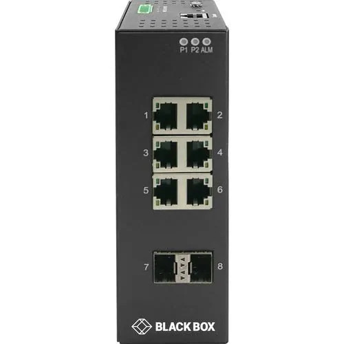 BLACK BOX CORPORATION LIG1082A — LIG1082A - LIG1000 SERIES GIGABIT ETHERNET (1000-MBPS) EXTREME TEMPERATURE MANAG