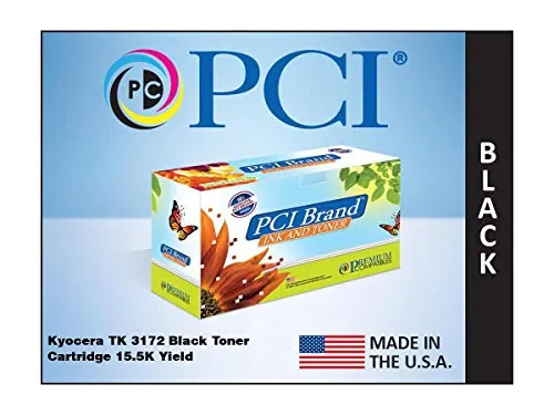 PCI TK-3172-PCI — PCI BRAND KYOCERA-MITA TK-3172 (KYOCERA 1T02T80US0) BLACK TONER CARTRIDGE W/1 WA