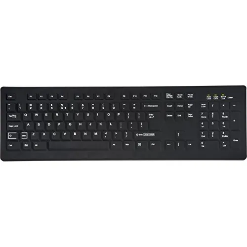 TG3 ELECTRONICS KBA-CK104S-WNUN-US - CLEANABLE SEALED WHITE KEYBOARD; 104 KEY WITHSTANDS HOSPITAL