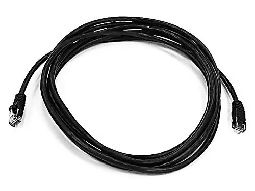 Monoprice 3384 — CAT5E 24AWG UTP ETHERNET NETWORK PATCH CABLE, 10FT BLACK