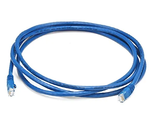 Monoprice 2115 — CAT6 UTP NETWORK PATCH CABLE, 7FT BLUE