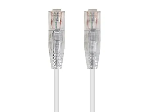 Monoprice 13520 — SLIMRUN  CAT6 UTP CABLE-1FT WHITE