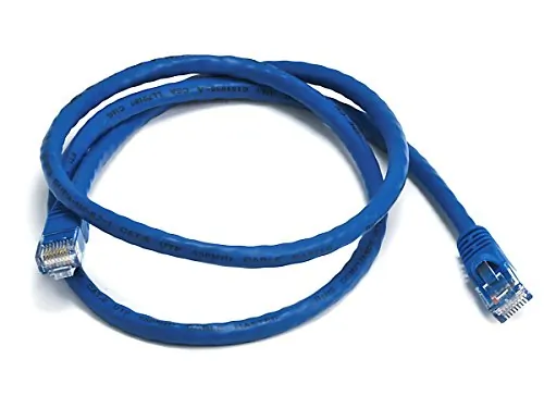 Monoprice 2114 — CAT6 24AWG UTP ETHERNET NETWORK PATCH CABLE, 3FT BLUE