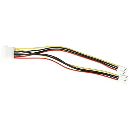 ISTAR ATC-Y-M2F - Molex to Dual Floppy Y-Cable Adapter 12-Inch