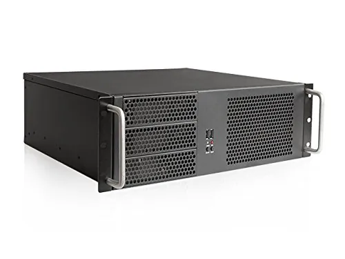 ISTAR D-314-MATX — ISTARUSA 3U COMPACT RACKMOUNT 3X5.25IN MICROATX/ PS2
