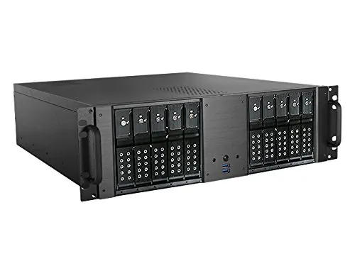 ISTAR D-3100HN - ISTARUSA 3U ATX Chassis with 10x3.5 Hot-Swap Bays - Black
