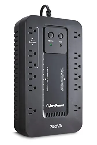CyberPower EC750GTAA — EC750GTAA - UPS - COMPACT - STANDBY - 120 VAC +- 5% - 450WATT - 750VA - 15A - 12